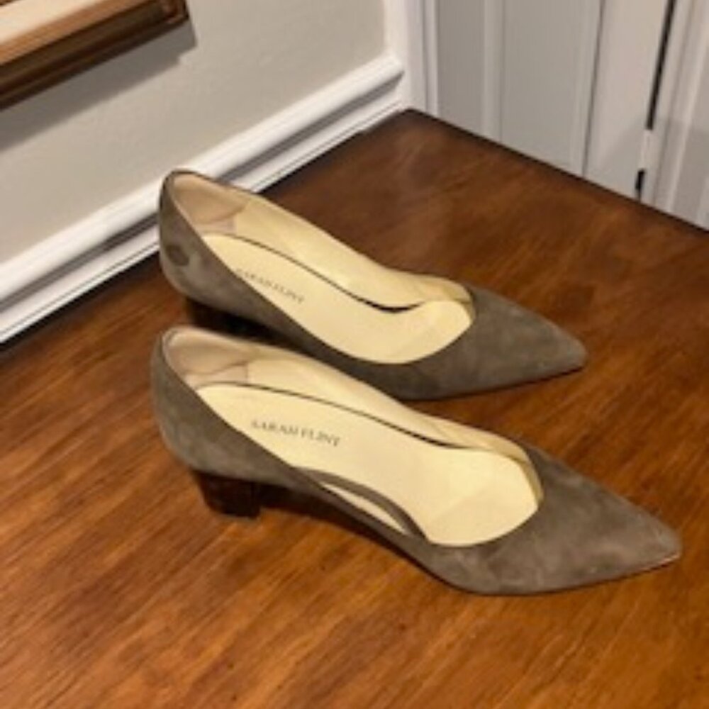 Sarah Flint Dark Brown Suede Heels